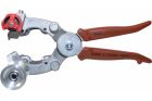 Pliers for MV cable outer sheath with 3 adjustable longitudinal cutting depths
