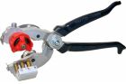 Pliers for MV cable outer sheath with 3 adjustable longitudinal cutting depth
